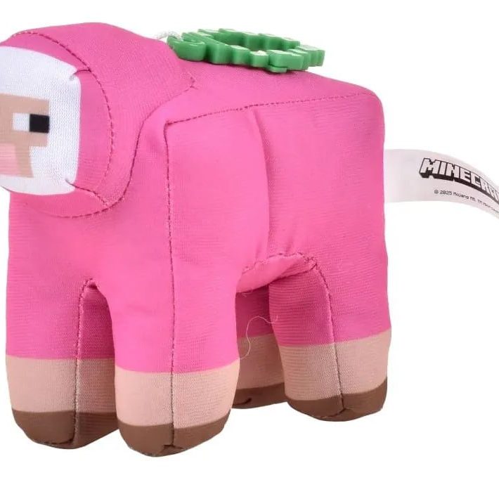 Peluche Oveja Rosa estilo Minecraft